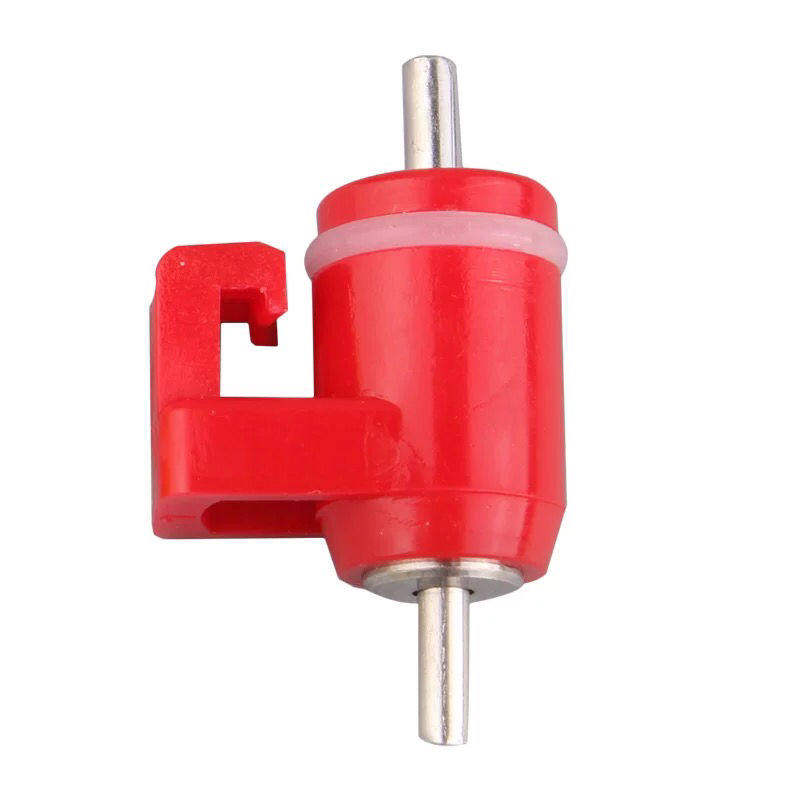 鸡用乳头自动饮水器6分红头钢珠喂水线吊杯养殖场用品配件