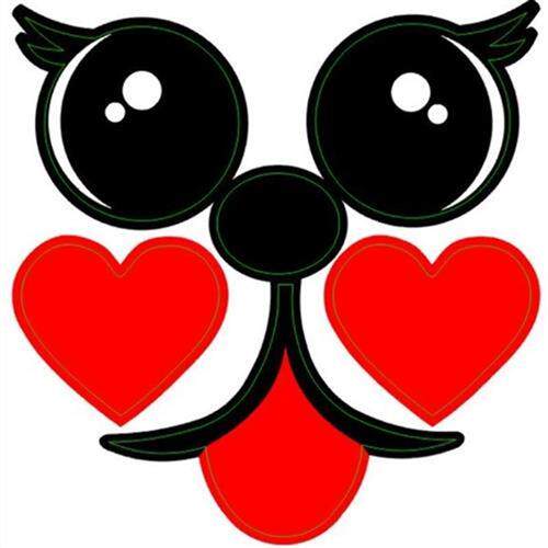 新品卡通棉花糖贴纸可爱小白兔贴纸动物帖纸兔子表情眼睛简约儿童