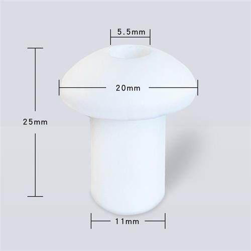 酒精灯瓷灯芯 酒精灯通用 棉灯芯瓷灯芯 带孔陶瓷灯芯 灯头 化学o