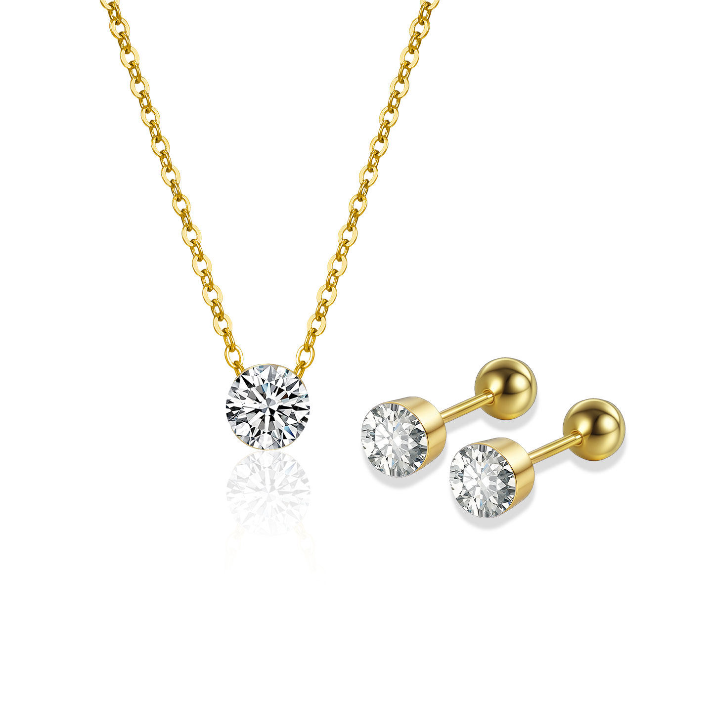 蒂芙星钻18K金培育钻石日系单钻项链耳钉耳鼻屎钻露丝同款锁骨链,珠宝/钻石/翡翠,颈饰,淘宝优惠券,粉丝福利购,淘宝优惠卷