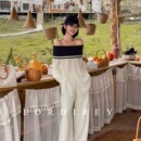 LORDIREY/【海屿】轻奢女小众炸街高级感女海军领时尚套装