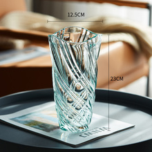 正品北欧ins风简约现代玻璃轻奢花瓶水培富贵竹百合水养插花客厅