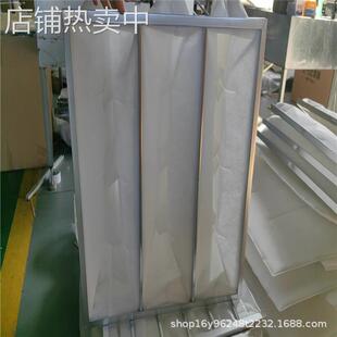 环保设备配套 镀锌框高周波空气过滤袋 加厚菱形棉DPA过滤袋
