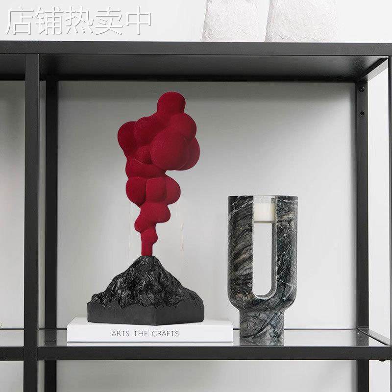 现代简约天然大理石烛杯烛托雕刻摆件样板间售楼处客厅桌面装饰品,家居饰品,装饰摆件,淘宝优惠券,粉丝福利购,淘宝优惠卷