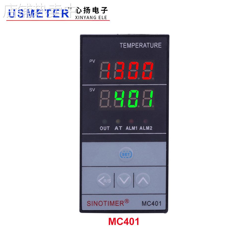 MC401 智能电子数显PID温控器热电偶PT100输入制冷加热温控仪