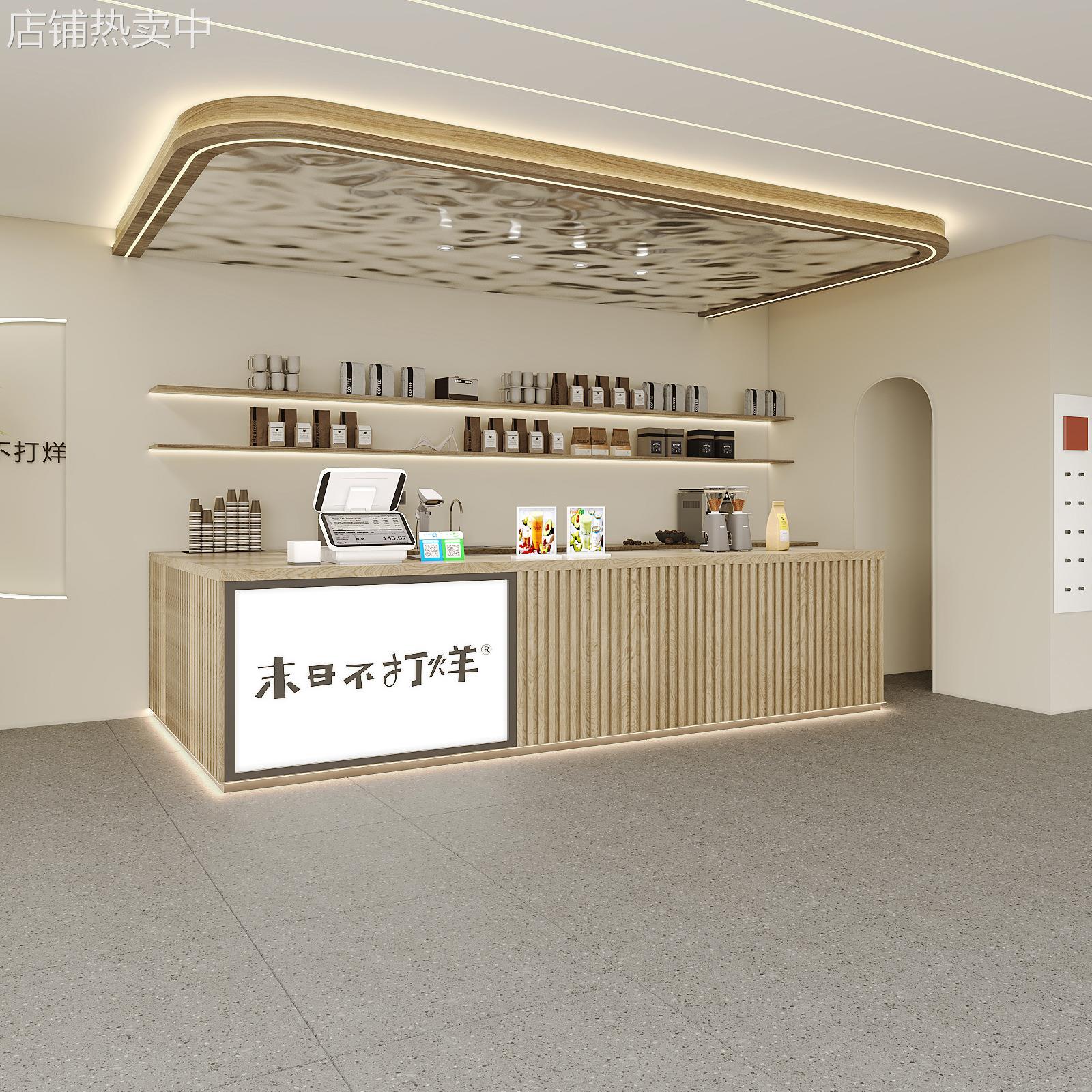 齐家吧台收银台寿司酒吧韩式清吧餐厅新中式吧台甜品店接待台