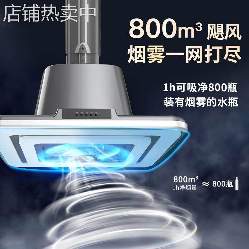 棋牌室吸烟麻将灯空气净化麻将灯外排直排式排风扇广角净烟大吸力