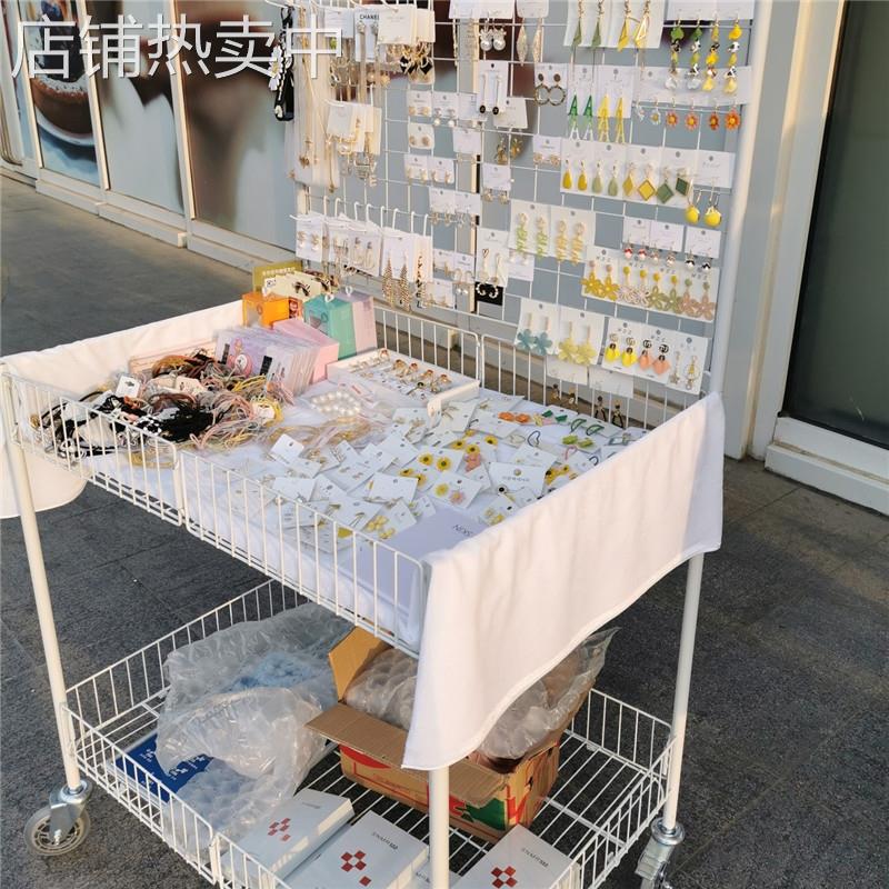 摆摊推车促销展示台移动货架商超货架超市全新超市金属轻量级