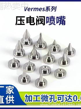 Vermes微密斯压电阀加长尖喷嘴喷头 钨钢点胶机热熔胶机喷嘴厂家