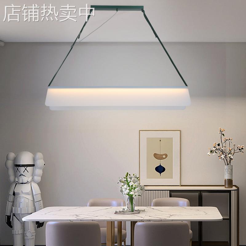 极简现代餐厅灯 大气创意led办公室吊灯北欧书房吧台餐桌饭厅灯具