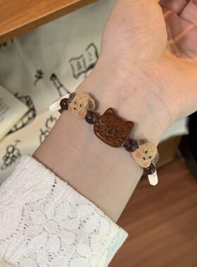 手工新款可爱手链新中式小清新手绳女文艺古风串珠手串小众