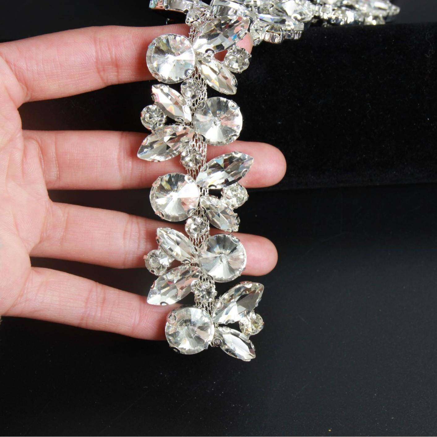 百搭款彩色兔头花型钻链手缝衣服婚纱鞋饰跨境钻链爪链配辅料,饰品/流行首饰/时尚饰品新,链条,淘宝优惠券,粉丝福利购,淘宝优惠卷