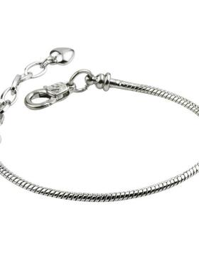 欧美DIY串珠蛇骨链琉璃珠麋鹿拐杖手链红色铃铛礼物圣诞手链