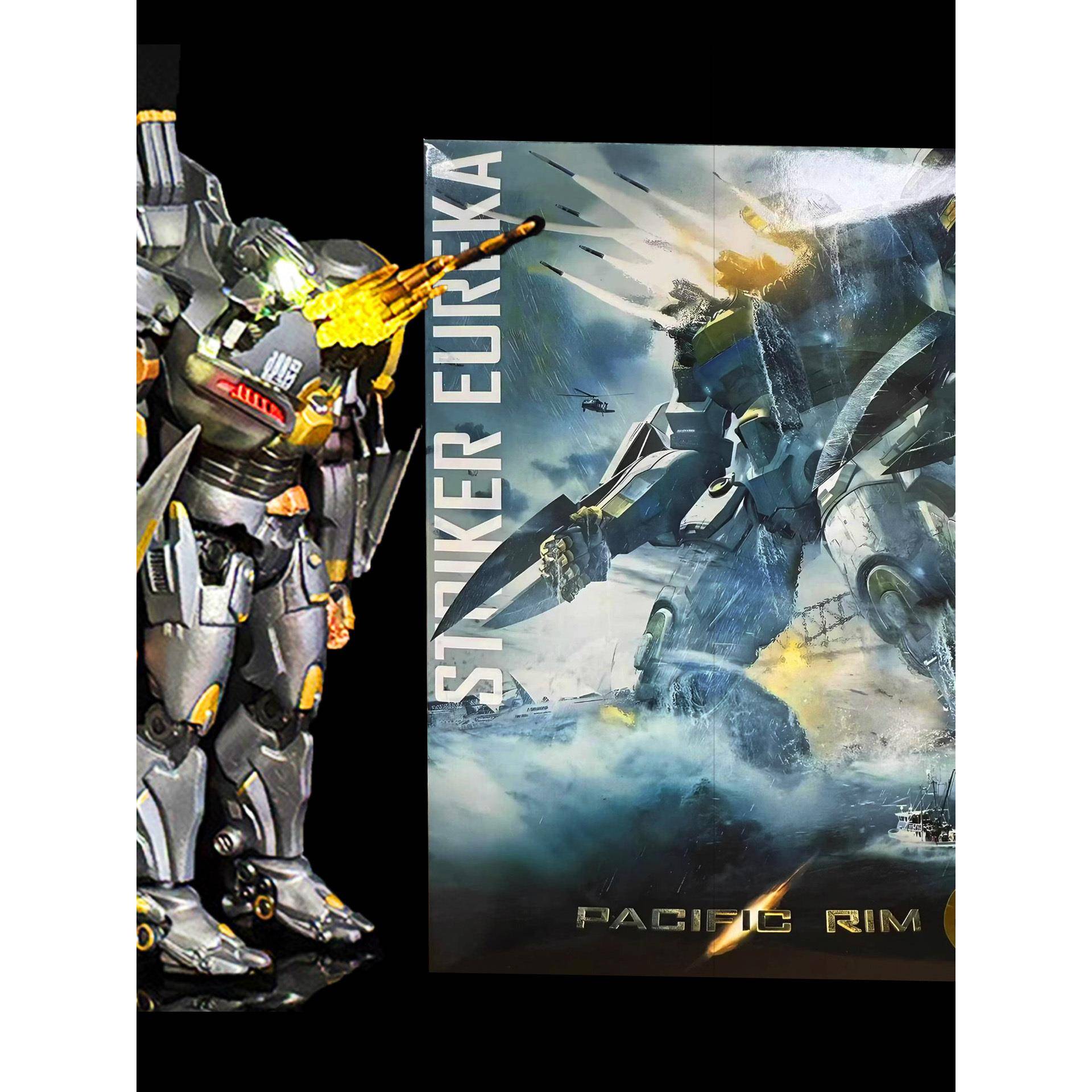 环太平洋澳洲机甲模型尤里卡突袭者手办暴风赤红阿尔法摆件玩具