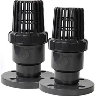 UPVC法兰底阀球型底阀PVC塑料止回阀单向阀耐酸碱过滤吸水阀花篮