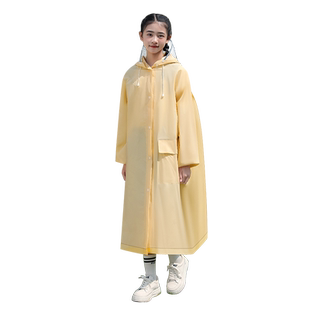 儿童雨衣女孩初中小学生专用中大童带书包位长款全身防暴雨雨披男