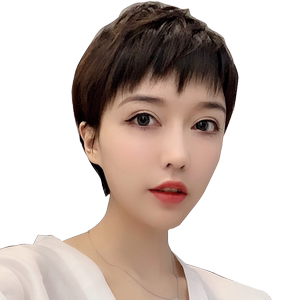 舒淇狗啃刘海真发头套