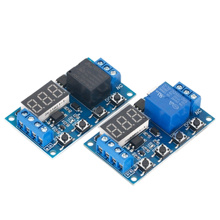 一路继电器模块 延时断电 断开 触发延时 循环定时电路开关