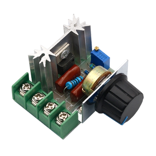 2000W可控硅调速器 电机220V大功率 电子调压器 调光调温调速模块