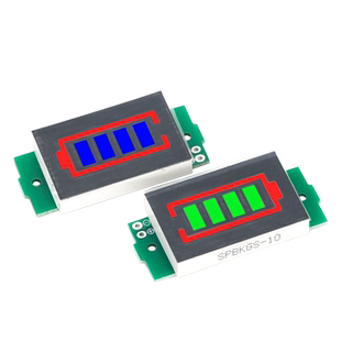 1/2/3/4/6/7/8S锂电池电量表显示器模块 三串LED锂电池组指示灯板