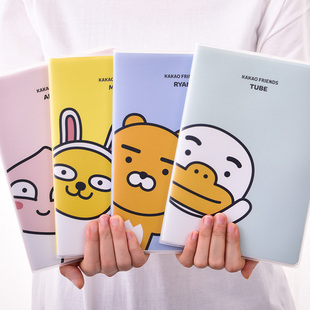 得力创意笔记本T3272胶套本4本装 小清新简约韩国潮流大中小学生