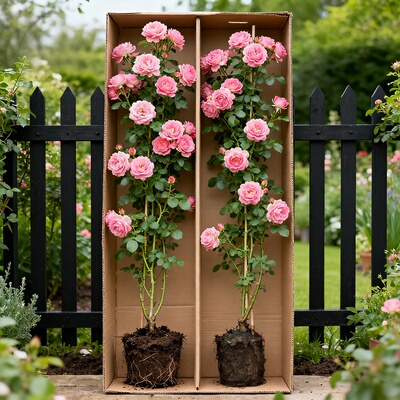 【1米6大苗】蔷薇花苗藤本月季特大花爬藤植物四季花卉盆栽玫瑰花