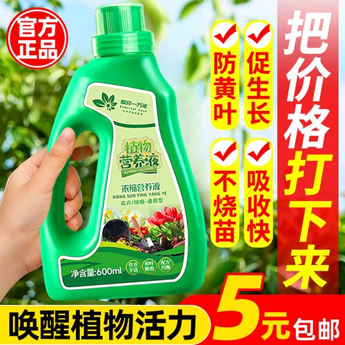 营养液植物通用型花卉肥料家用型
