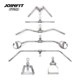 JOINFIT杠铃杆不锈钢拉杆配件健身器材下拉练背杠铃弯杆训练器