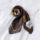 70丝巾百搭春秋夏季 脖子小方巾女围巾护颈椎韩国薄款 小领巾气质