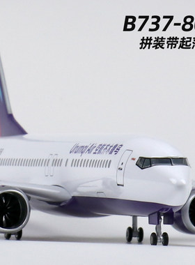 飞机模型737乌鲁木齐航空