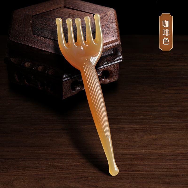 信轩长臂圆珠五爪梳头部按摩器穴位棒头皮五齿头皮全身通用经络