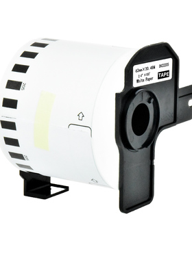 适用brother兄弟DK-22205白色连续纸条码标签 dk22605标签机QL-570/580NQL800/810W820NWB/1050N1100不干胶纸