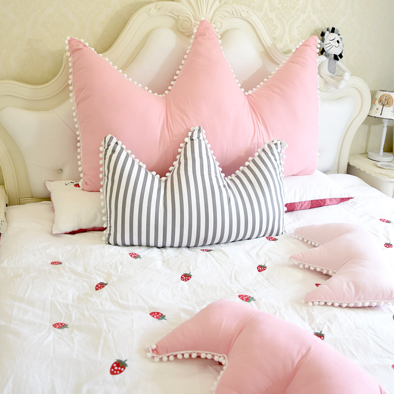 Sweet words pure cotton Washable Pillow Bedside Pillows girl student lovely bedroom Cushion Princess Bed backrestin the Home Fabric , Pillow/Pillow  category - from Buy2taobao.com to provide professional Taobao agent buy service