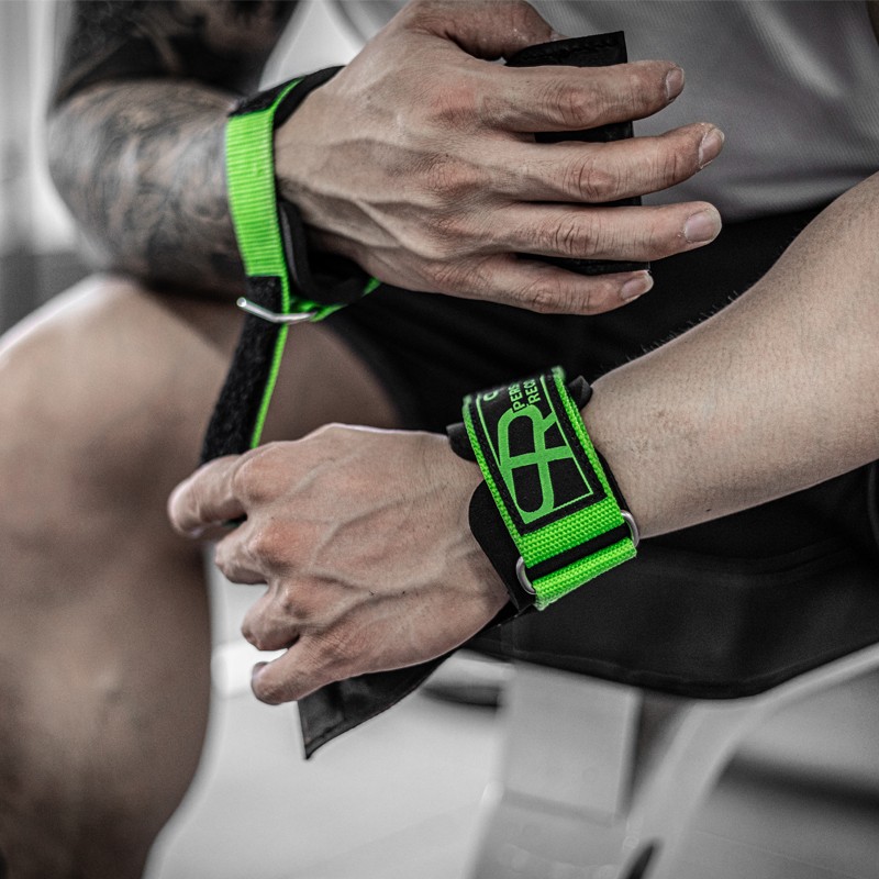 轮子哥健身护掌硬拉助力带引体向上划船举重健美运动手套护腕男VG
