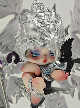纯手工泡泡玛特SP玄鸦骑士改娃diy摆件手办盲盒礼物展示生日礼物