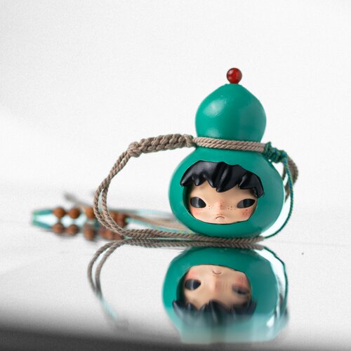 纯手工泡泡玛特小野葫芦改娃diy摆件盲盒礼物摆件生日礼物车挂件
