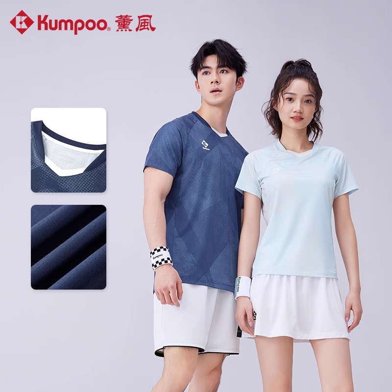 薰风羽毛球服装男女款速干透气运动服训练服健身服熏风K241-1004