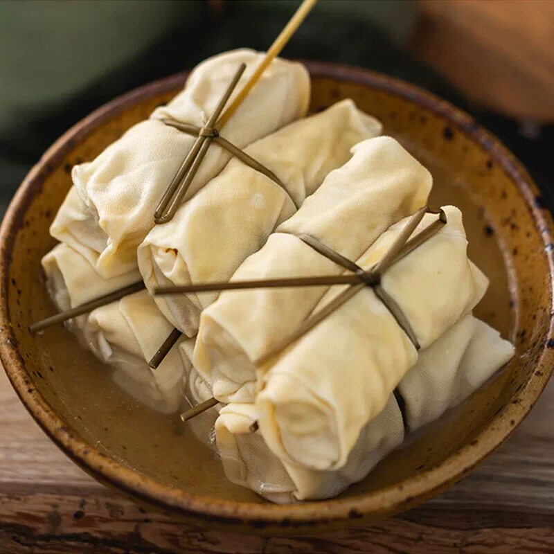 台州特产手工面结千张包子宁波特千张