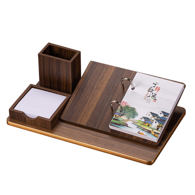 木质2025年木质台历支持定制logo