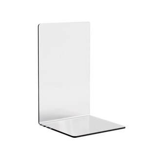 亚克力透明磨砂L型立式书立创意学生桌面收纳神器挡板放书文件本挡板隔板办公室大号书夹书靠书挡架伸缩固定