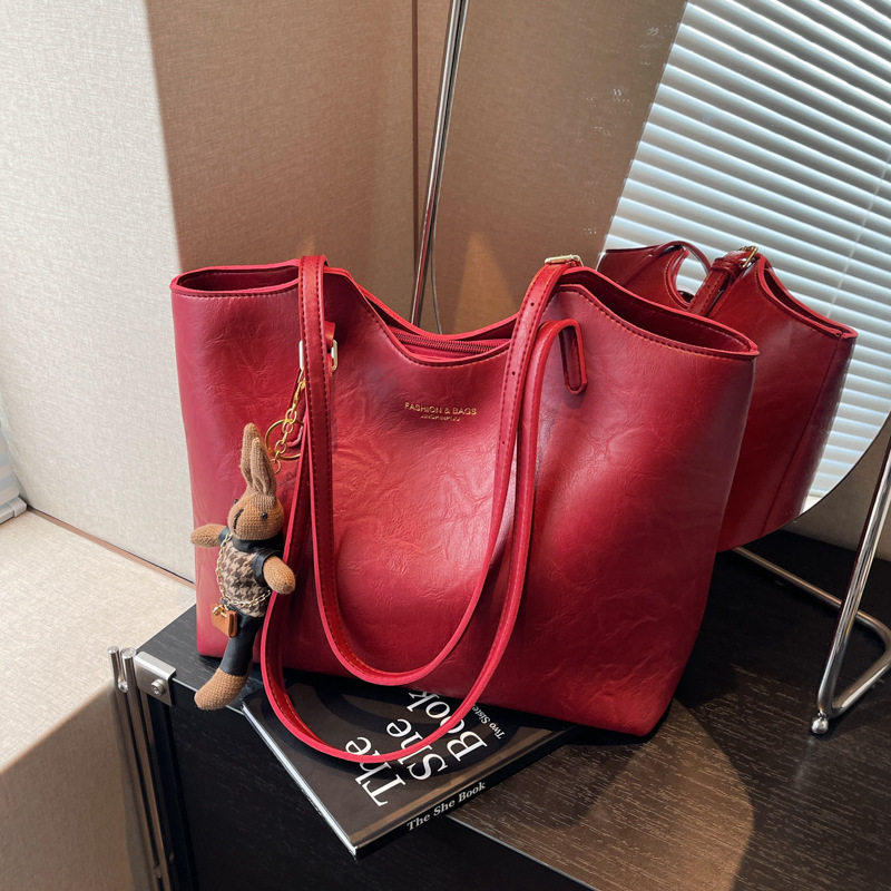 法国MlcanI Kans复古腋下包包女士婚包斜挎单肩包通勤托特包新娘