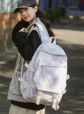 法国正品MKDN书包初中生女生2025新款减负护脊高中大学生双肩背包