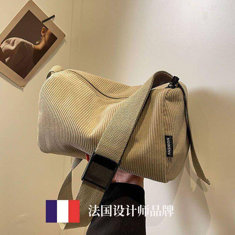 法国专柜GBP 帆布女包2026款单肩包上班通勤枕头包斜挎包手机钱包