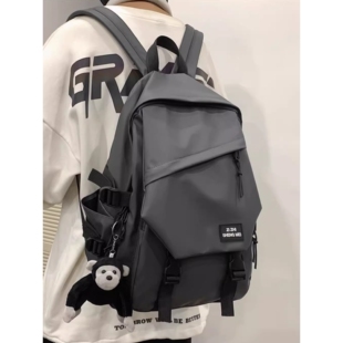 法国CavienKIon双肩包男款潮流中学生初高中背包简约防水轻便书包