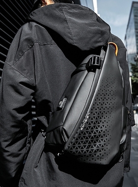 法国Colorin Kite工装斜挎包男士时尚大容量单肩包背包韩版胸包