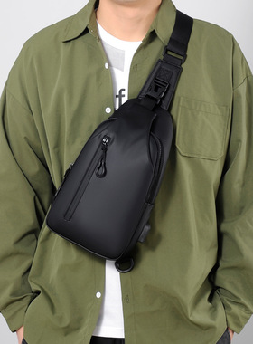 法国Colorin Kite新款男士胸包韩版时尚单肩包斜挎运动背包胸包潮