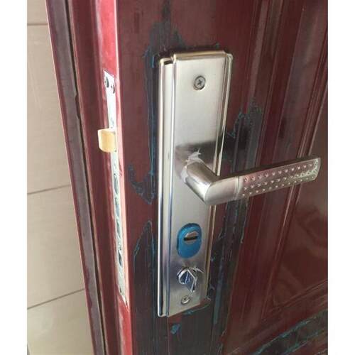 防盗门锁套装家用门锁铜锁芯锁体加厚把手通用型大门入户门锁