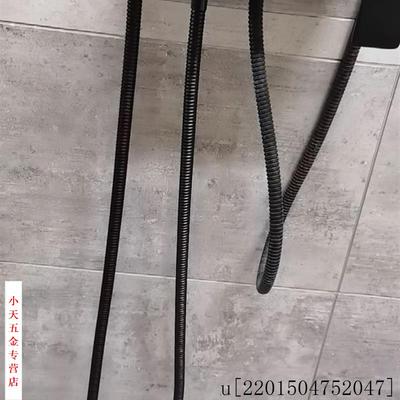 黑色花洒软管加密加长加粗防爆高压热水器淋浴通用淋浴连接管配.