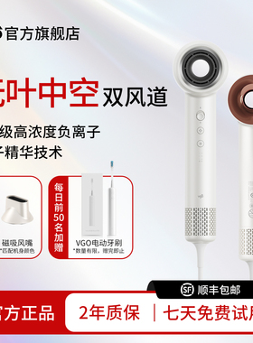 VGO高速吹风机家用大风力负离子中空风洞电吹风生日礼物专用风筒