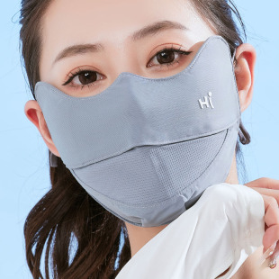 夏季新款口罩女薄款透气高颜值加大时尚2026冰丝防晒0607z